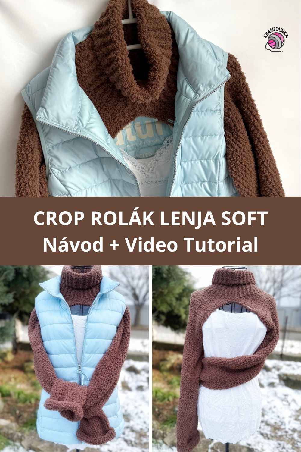 Ulož si PIN - Crop Rolák Lenja Soft
