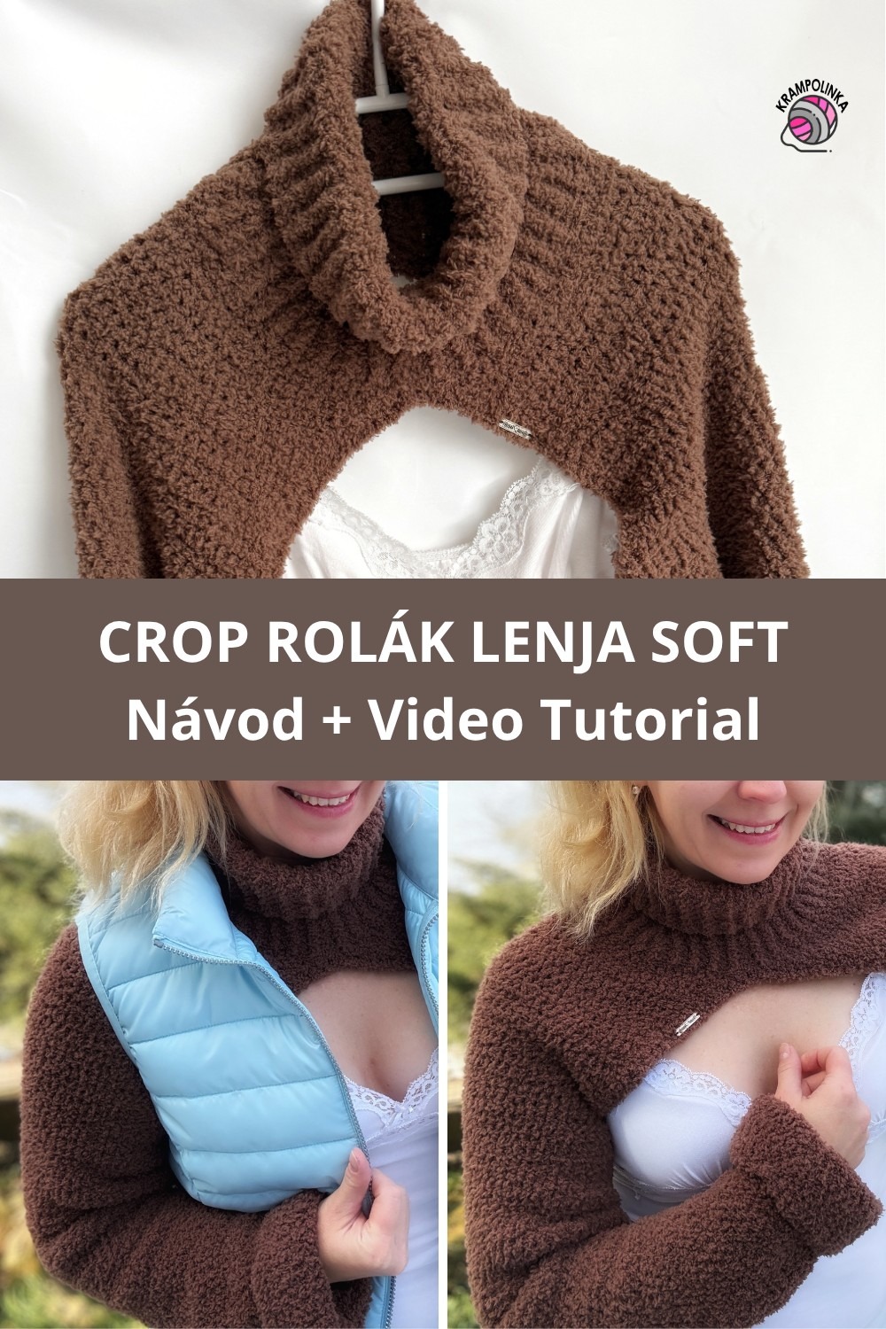 Ulož si PIN - Crop Rolák Lenja Soft