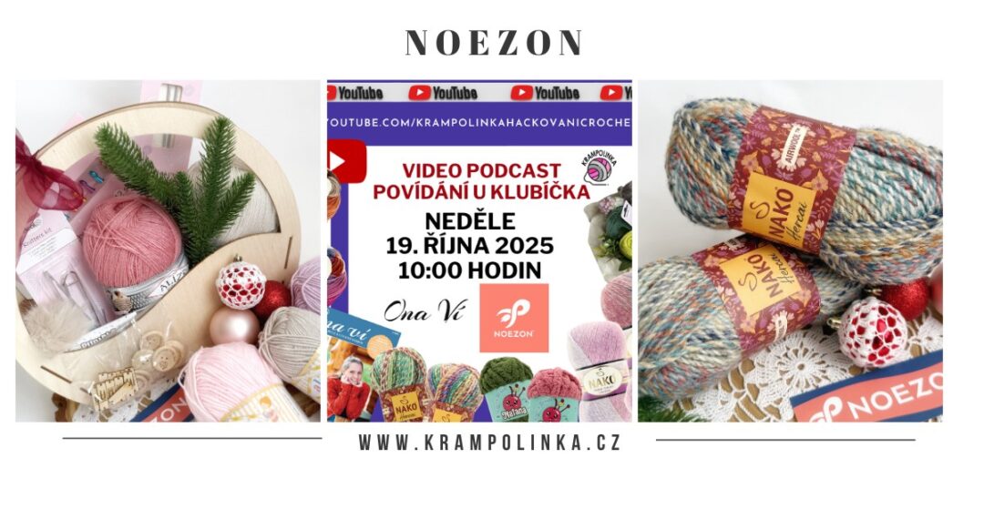 Podcast o háčkování a klubíčcích