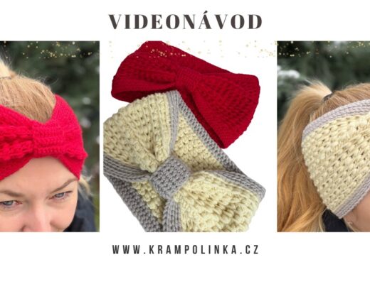 háčkovaná čelenka