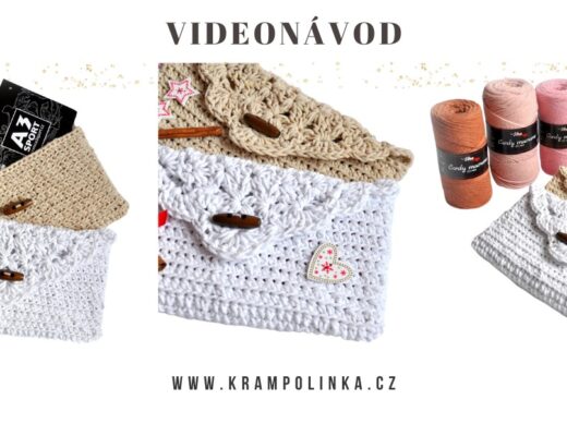 Háčkovaná obálka na poukázky a vouchery