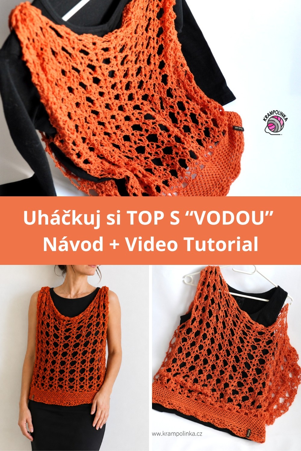 Líbí se vám tento háčkovaný top? Uložte si Pin na Pinterest a vraťte se k návodu později.