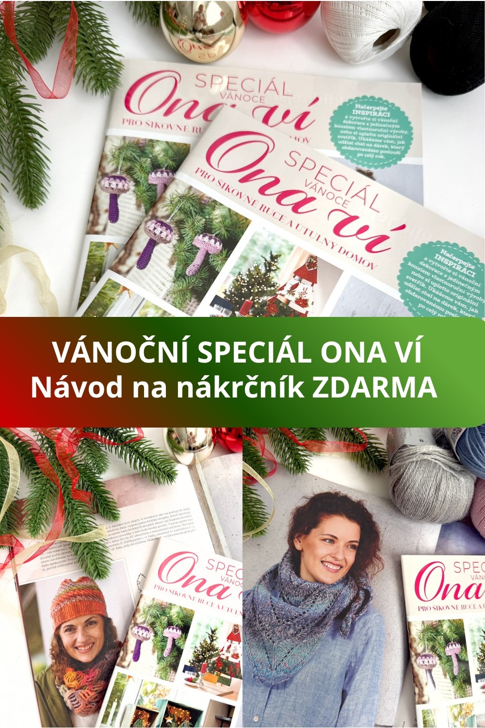PIN - ulož si návod ONA VÍ na nákrčník zdarma